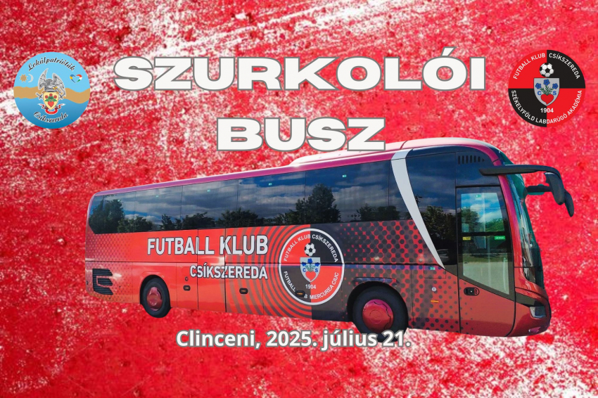 Szurkolói busz Clinceni-be