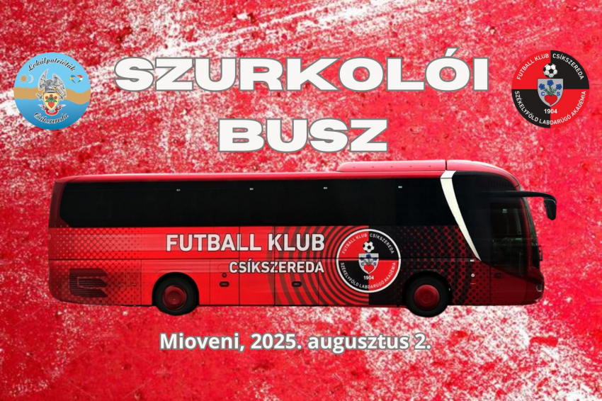 Szurkolói busz Mioveni-be